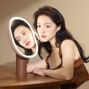 Rechargeable Dimming Beauty Mirror with Long Battery Life for Flawless Reflection