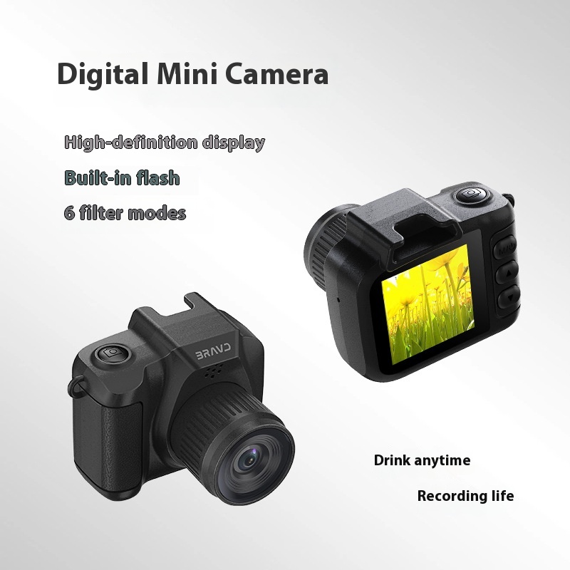 Retro Student Party Small HD Sports Camera for Memorable Moments