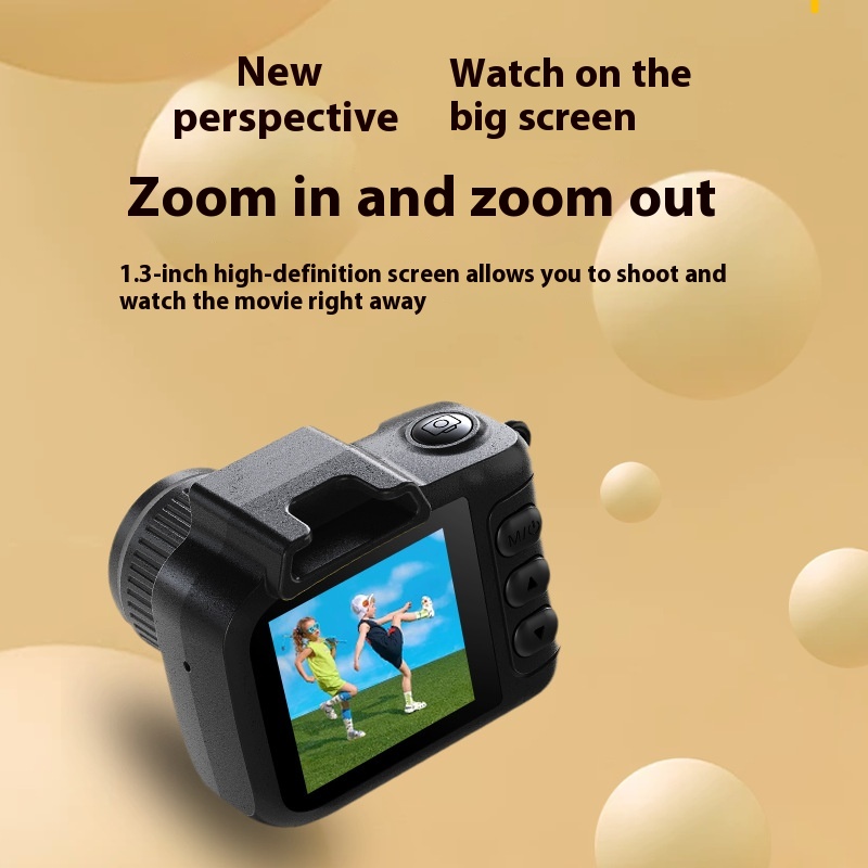 Retro Student Party Small HD Sports Camera for Memorable Moments - Image 3