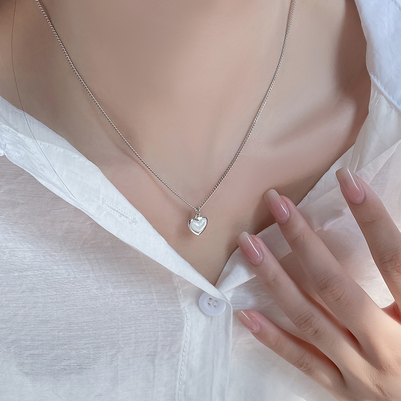 Stunning Love Fritillary Necklace for Women - Elegant Sterling Silver Design - Image 3