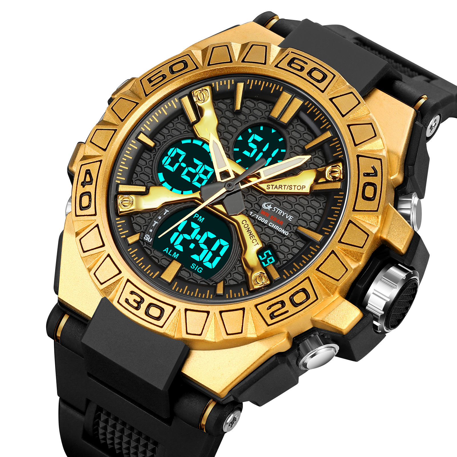 Vibrant Waterproof Luminous Electronic Sports Watch - Multifunctional Student Timepiece - Image 8