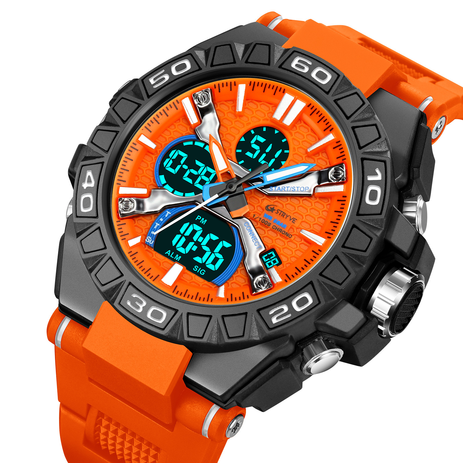 Vibrant Waterproof Luminous Electronic Sports Watch - Multifunctional Student Timepiece - Image 10