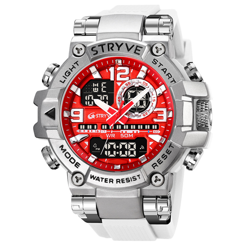 Vibrant Waterproof Luminous Electronic Sports Watch - Multifunctional Student Timepiece - Image 12