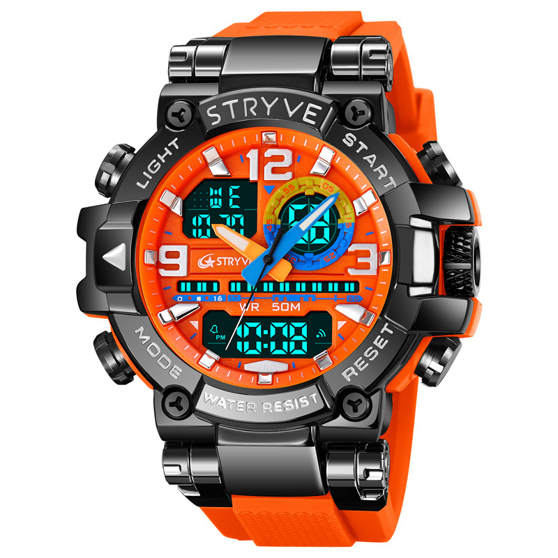 Vibrant Waterproof Luminous Electronic Sports Watch - Multifunctional Student Timepiece - Image 15