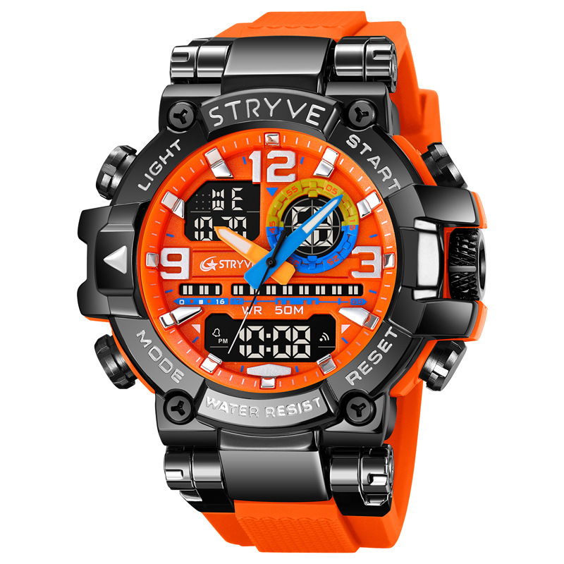 Vibrant Waterproof Luminous Electronic Sports Watch - Multifunctional Student Timepiece - Image 25
