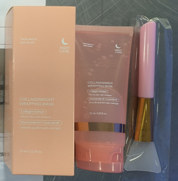 Face Night Mask with Collagen - Natural Ingredients for Firming, Hydration & Anti-Wrinkle Skin Care - Image 3