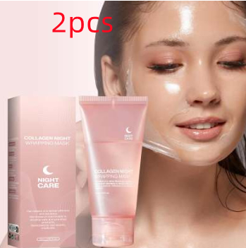 Face Night Mask with Collagen - Natural Ingredients for Firming, Hydration & Anti-Wrinkle Skin Care - Image 7