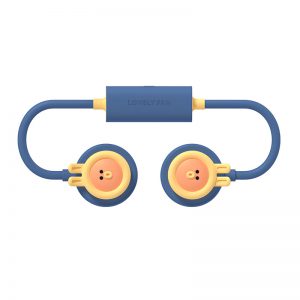 Sanhuo Innovative Leafless Hanging Neck Fan - USB Rechargeable Mini Cute Folding Fan for Students