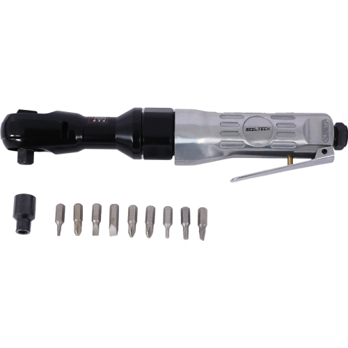 Comprehensive 71-Piece Air Tools & Accessories Kit: Impact Wrenches, Air Ratchets, Die Grinders, Air Hammers, Hose Fittings & Storage Solutions - Image 6