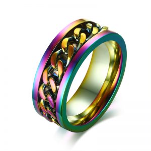 Premium Stainless Steel Rotating Ring - Durable & Stylish Accessory