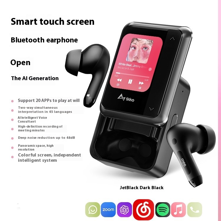 Smart AI Bluetooth Earphones with Noise Reduction & Real-time Translation - Image 2