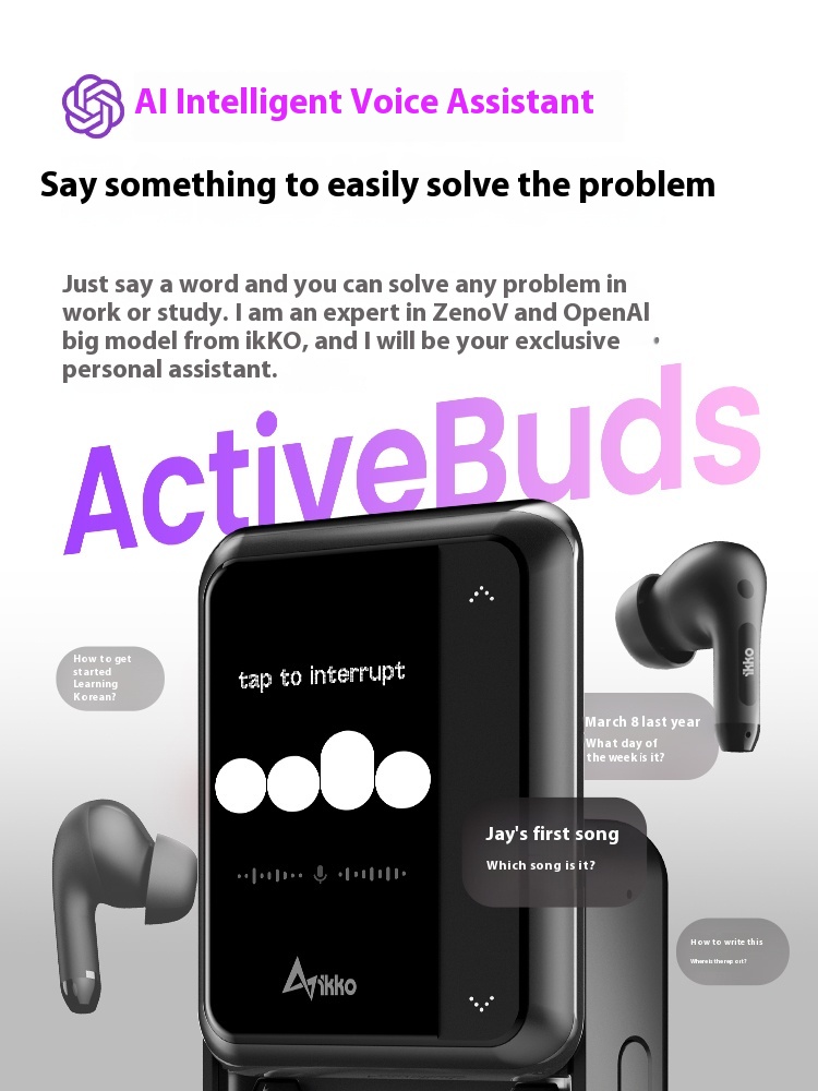Smart AI Bluetooth Earphones with Noise Reduction & Real-time Translation - Image 5