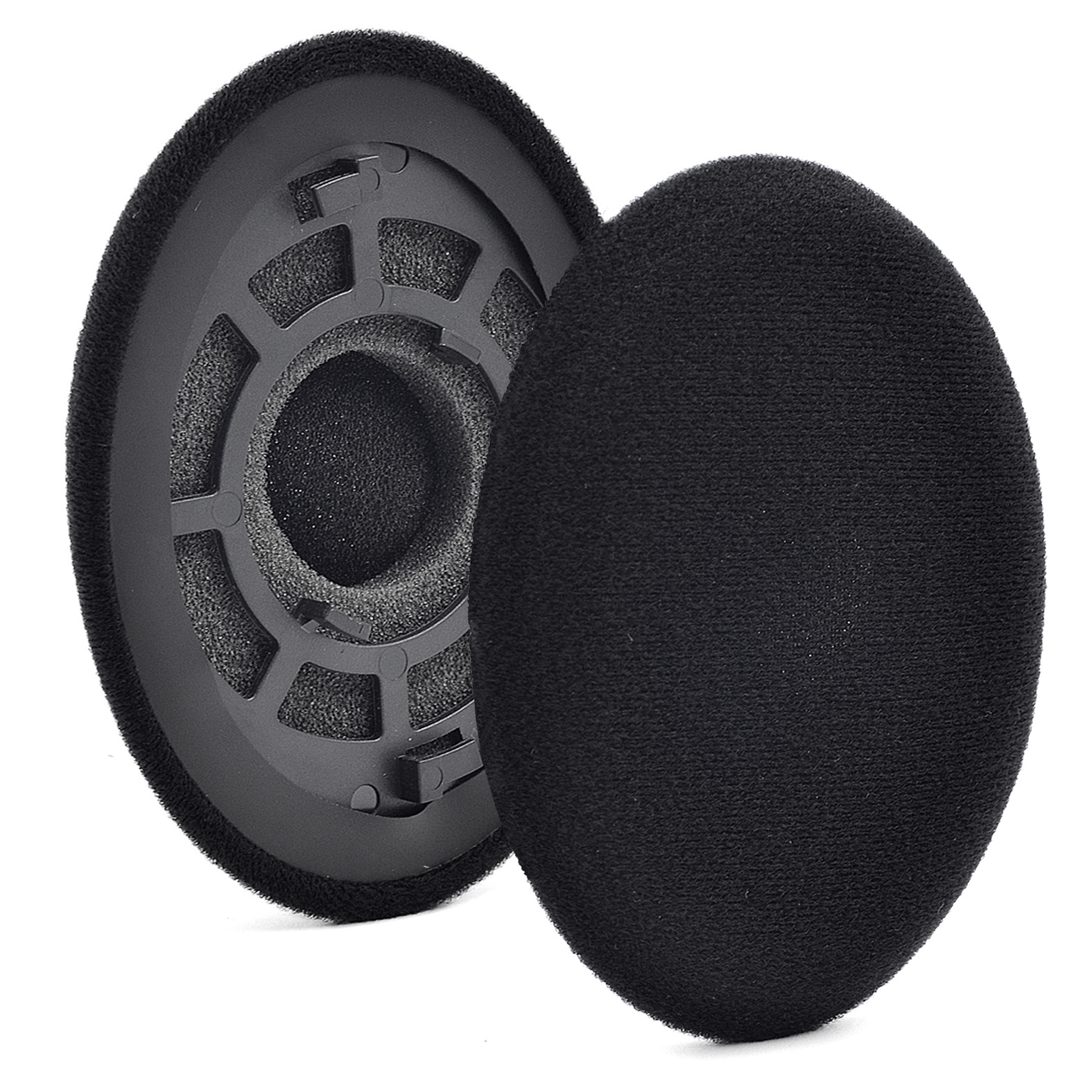 Luxurious Velvet Ear Tips with Snap-On Sponge for Ultimate Comfort