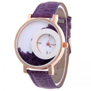 Amazon Explosion Brand, Stylish Europe and America Hot Fashion Quartz Watches 489 Full Drilling Quicksand Women’s Watches