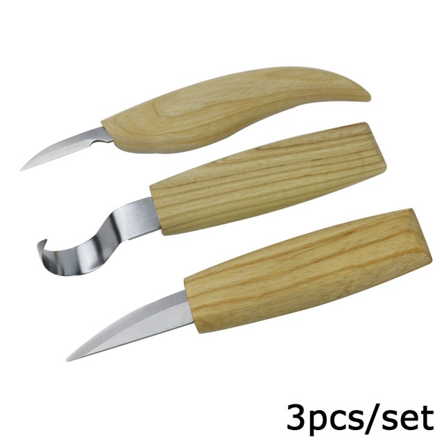 Premium Stainless Steel Wood Carving Knife - Essential Art Tool for Woodworking - Image 6