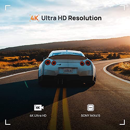 70mai A800S True 4K Dash Cam with IMX415 Sensor for High-Quality Recording - Image 7