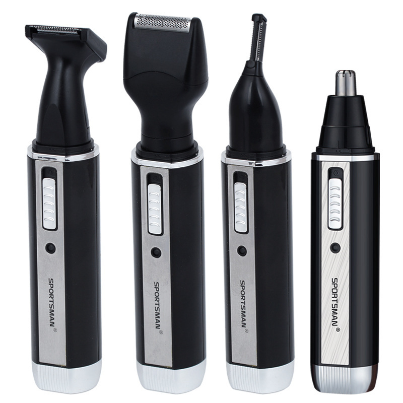 SPORTSMAN Electric Nose Hair Trimmer & Shaver - Multifunctional Hair Grooming Set - Image 2