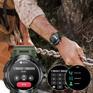 Bluetooth-Compatible Smart Watch with Calling, Heart Rate, Blood Pressure, Blood Oxygen & Sleep Monitoring