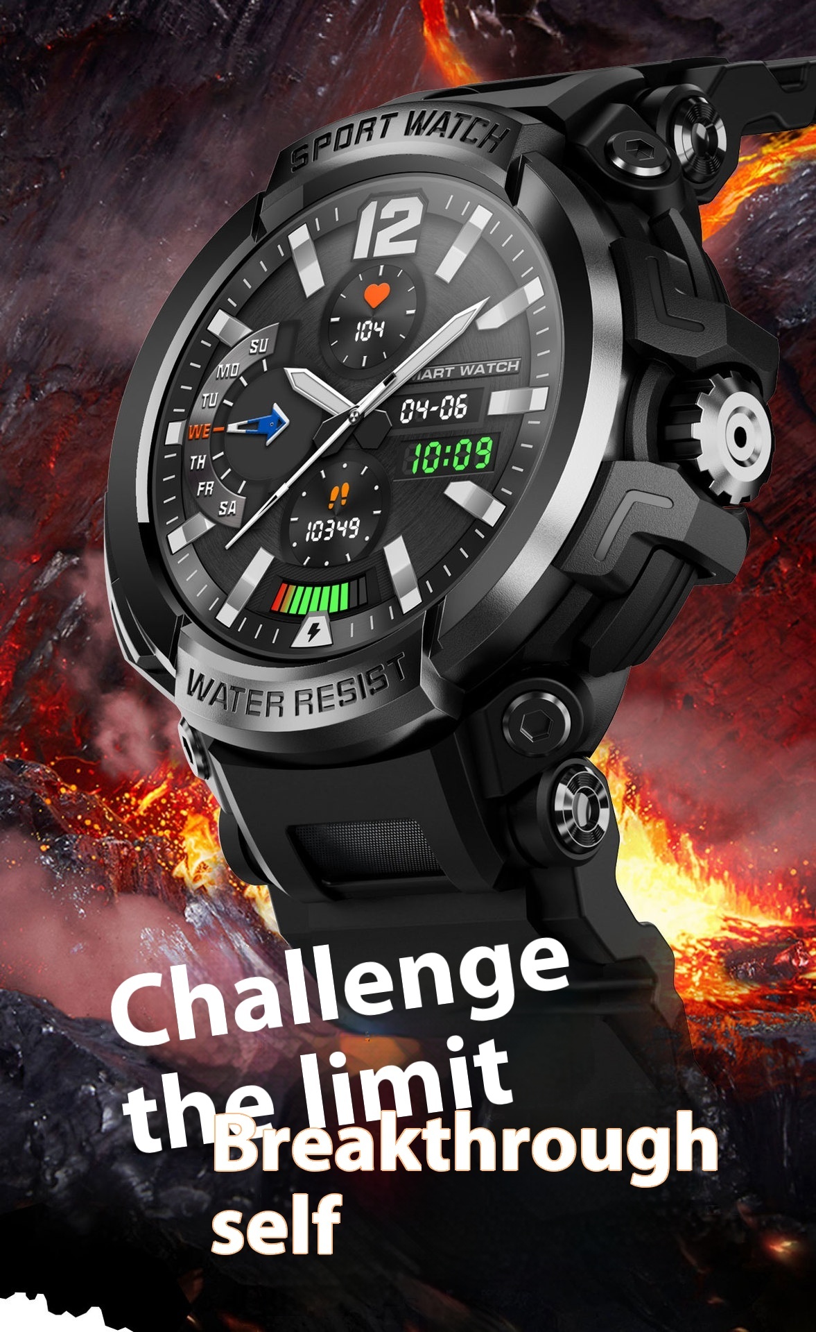 Bluetooth-Compatible Smart Watch with Calling, Heart Rate, Blood Pressure, Blood Oxygen & Sleep Monitoring - Image 13