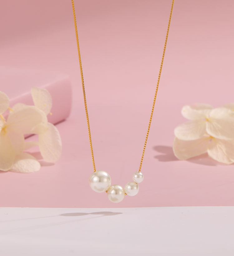 S925 Silver Elegant Pearl Necklace for Women - Chic Fashion Accessory - Image 6