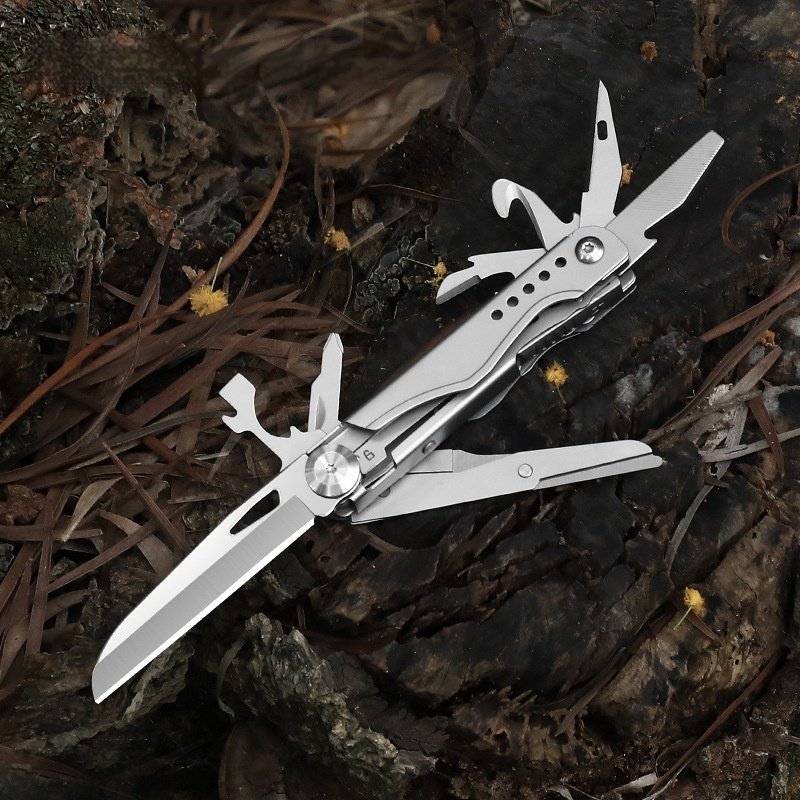 Versatile Pocket Knife with Stainless Steel Scissors - Portable Multipurpose Tool - Image 2
