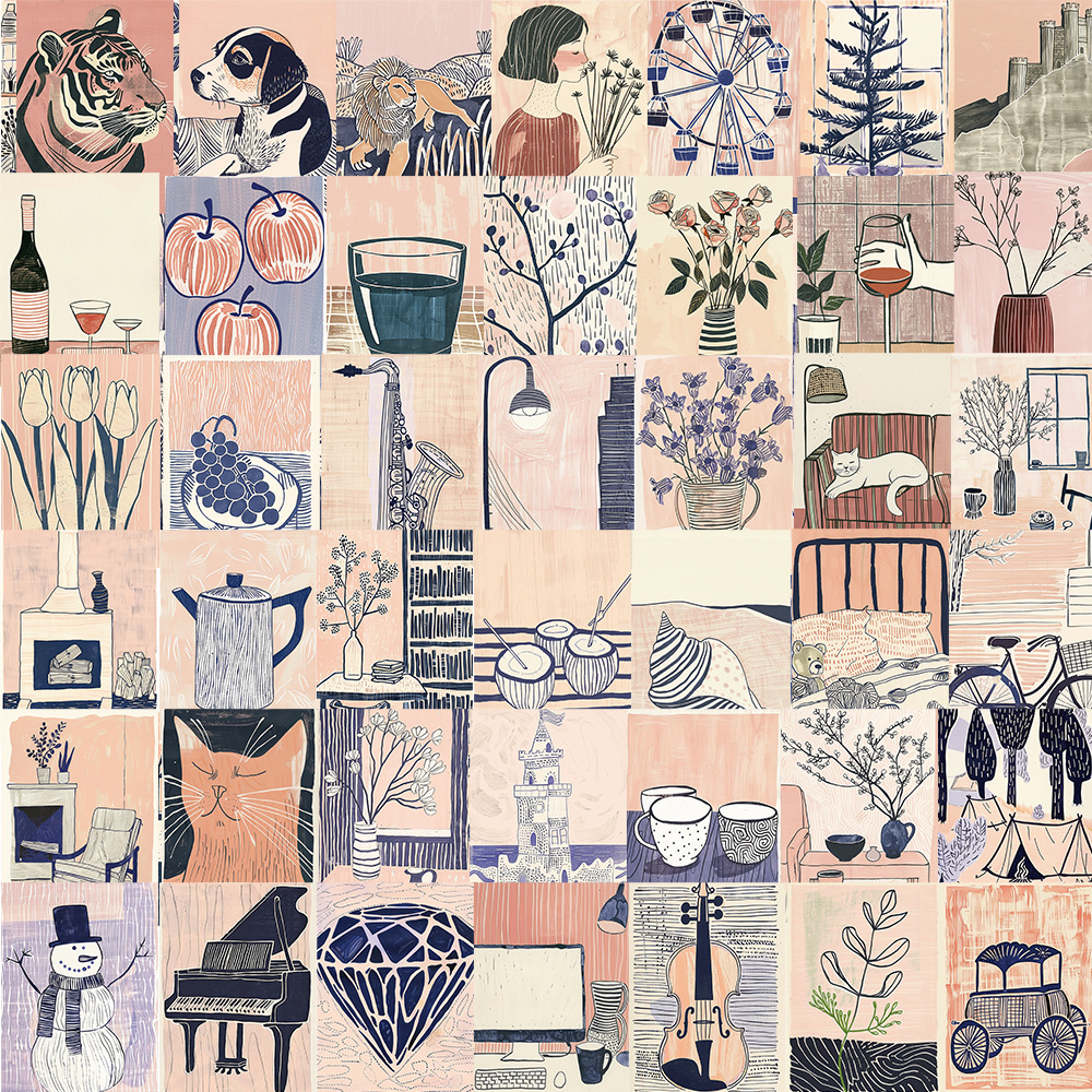 Portable Abstract Art Stickers for Home Décor - Enhance Your Space - Image 2