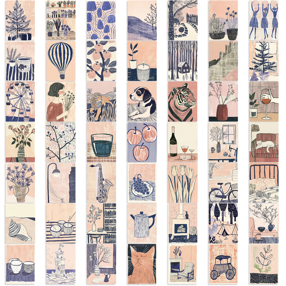 Portable Abstract Art Stickers for Home Décor - Enhance Your Space - Image 5