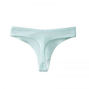 High Elastic Cotton Crotch Low Waist Breathable T-back Girl Underwear for Sports & Yoga - Solid Color Ladies' Comfort