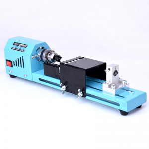 Mini DIY Woodworking Lathe for Grinding, Polishing, and Cutting Projects