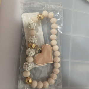 Elastic Crystal Heart Bracelets & Bangles - Stylish Jewelry for Every Occasion