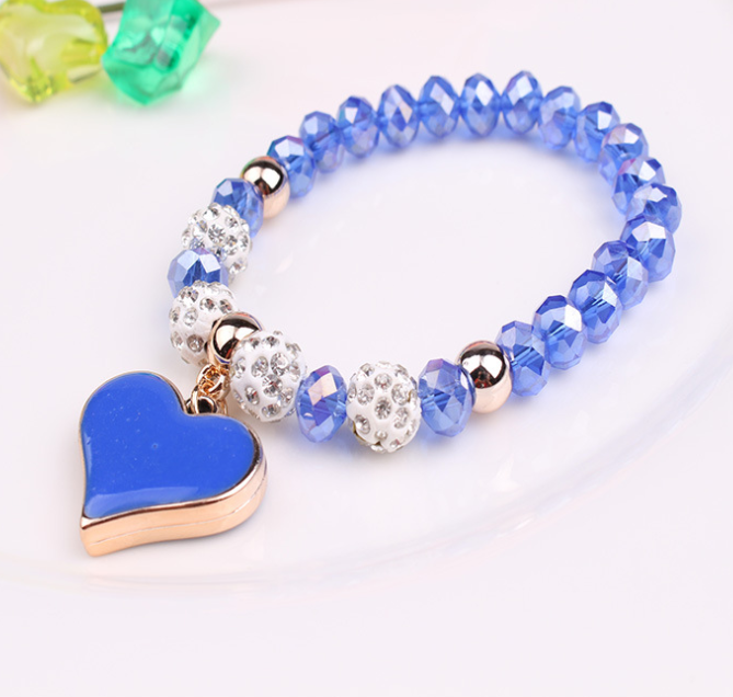 Elastic Crystal Heart Bracelets & Bangles - Stylish Jewelry for Every Occasion - Image 8