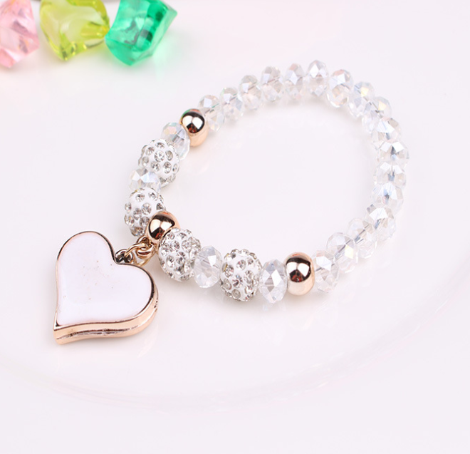 Elastic Crystal Heart Bracelets & Bangles - Stylish Jewelry for Every Occasion - Image 10