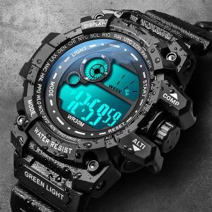Waterproof Luminous Digital Display Watch for Men and Women - Stylish Electronic Timepiece