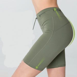 Women's High Waist Drawstring Yoga Shorts for Hip Lift and Comfort