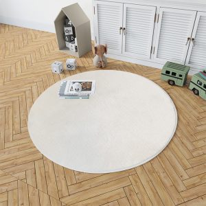 Thickened Fleece Round Carpet for Simple Ins Household Decor