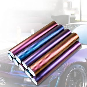 Chameleon Carbon Fiber Automotive Wrap Film for Stunning Vehicle Customization