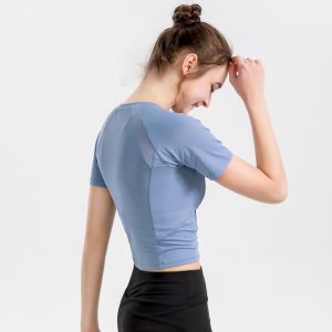 Stylish Women's Short Sleeve Lightweight Yoga Wear for Ultimate Comfort