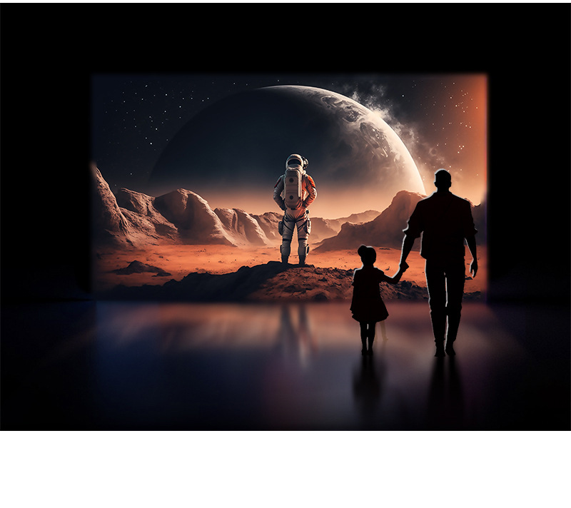 Portable HD Home Projector with Bracket - Perfect for Movie Nights - Image 5