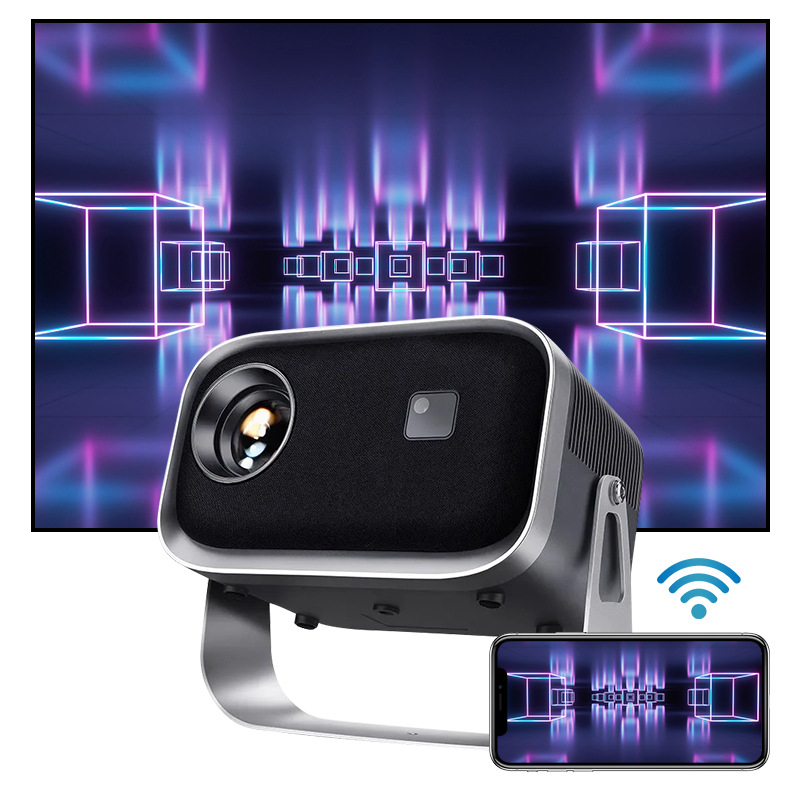 Portable HD Home Projector with Bracket - Perfect for Movie Nights - Image 11