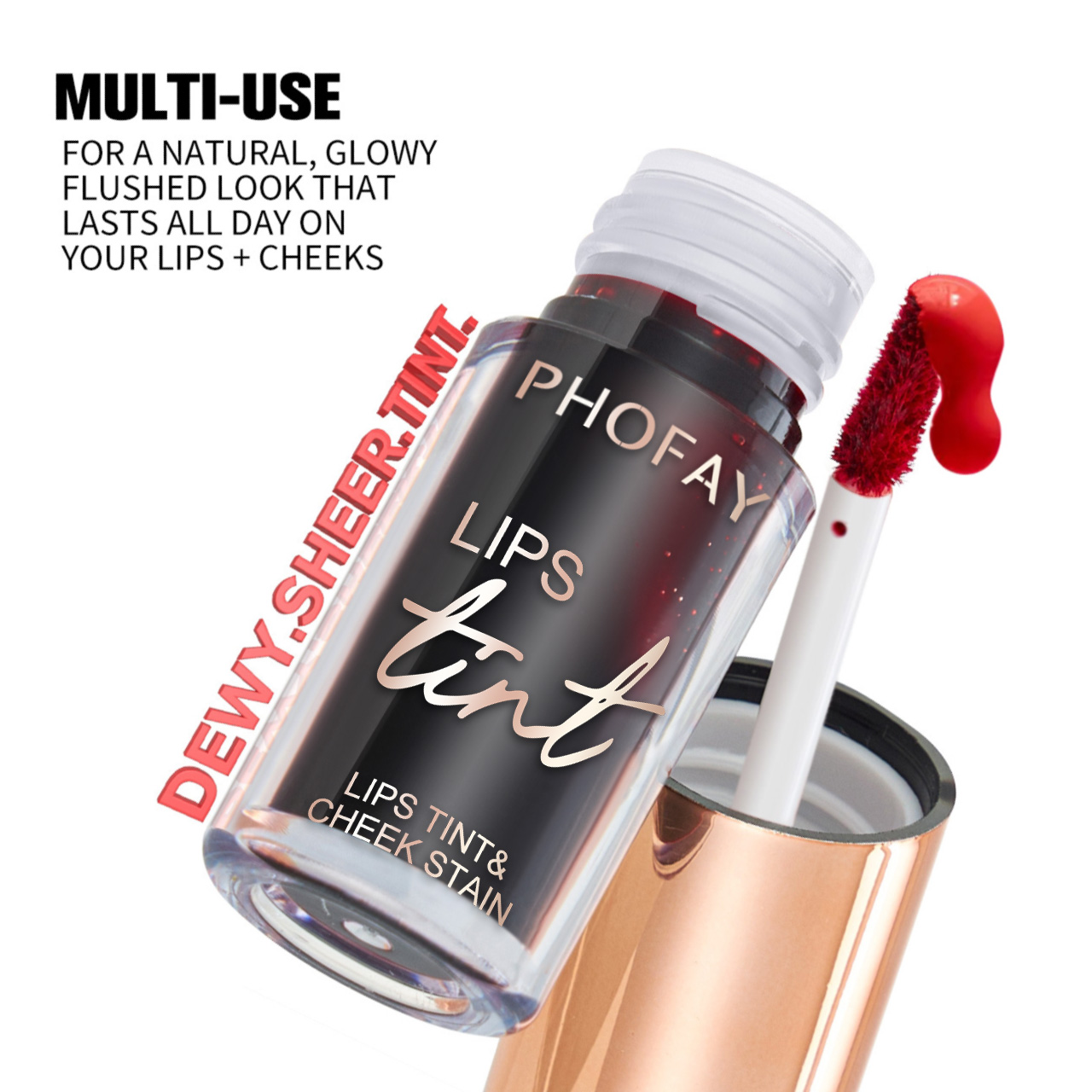 PHOFAY Long-Lasting Lip Tint for Vibrant and Hydrated Lips - Image 9