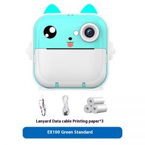 Kids' Handheld Camera - Mini SLR Double Lens Toy for Creative Play