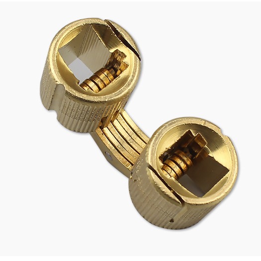 Folding Hidden Door Hinge 180 Degrees - Copper Word Hinges for Small Wooden Boxes, Cylindrical Flip Hinge - Image 6
