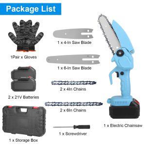 Mini 4-inch and 6-inch Chain Saws: Weekend Shipping Not Available