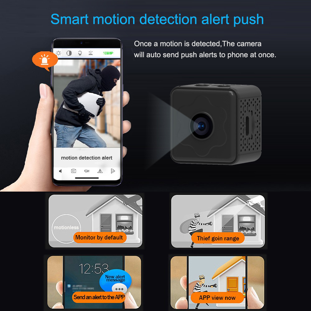 Low Power Wireless Security Camera - Plug-in-Free HD WiFi Remote Home Monitor