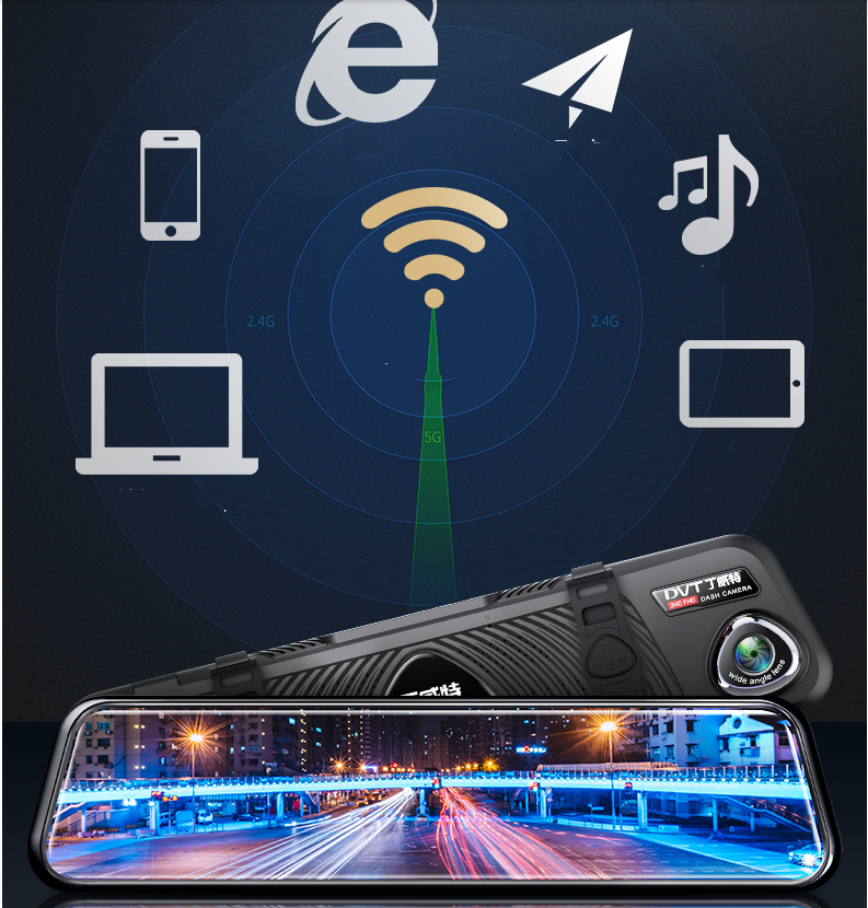HD 360° Panoramic Dash Cam with Reverse Image Functionality
