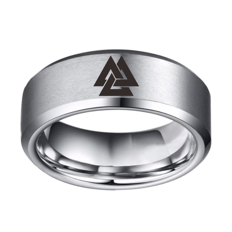 Viking Odin Symbol Ring in Durable Stainless Steel - Unique Norse Jewelry - Image 5