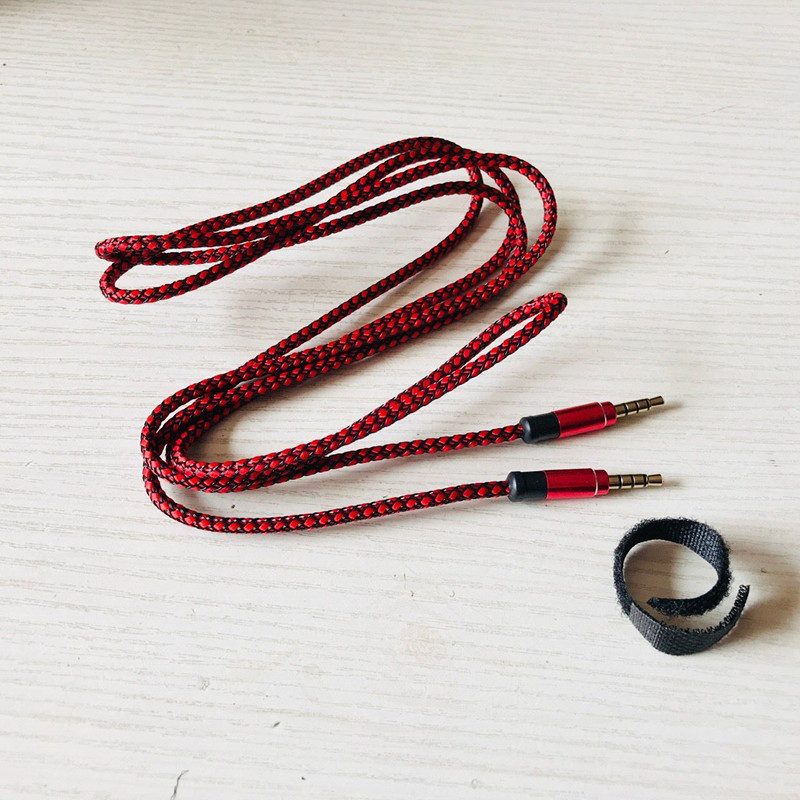 Premium Woven Nylon Vehicle Live Audio Transfer Cable for Optimal Sound - Image 7