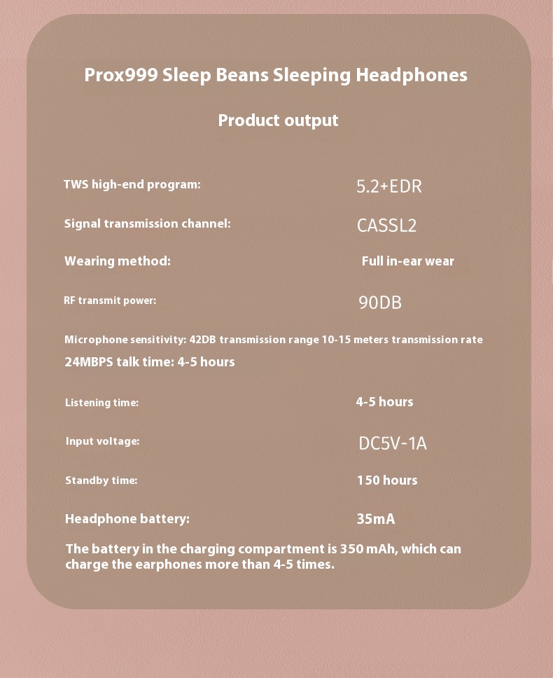 Ultra-Long Battery Life Mini Wireless Bluetooth-Compatible In-Ear Headset - Image 16