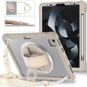 Versatile iPad Mini 6 Tablet Case with 8.3-Inch Rotating Stand