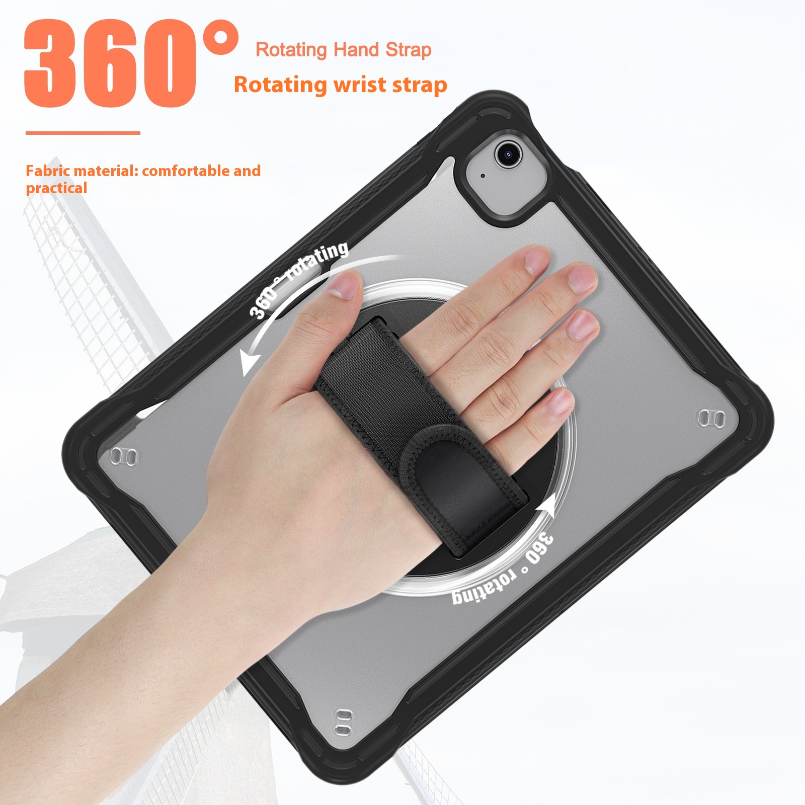 Versatile iPad Mini 6 Tablet Case with 8.3-Inch Rotating Stand - Image 7